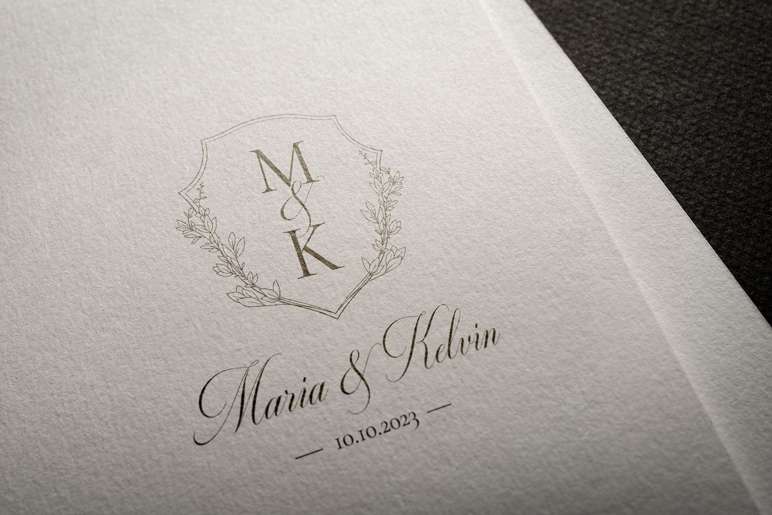 Wedding logos for printed and online wedding invitations.