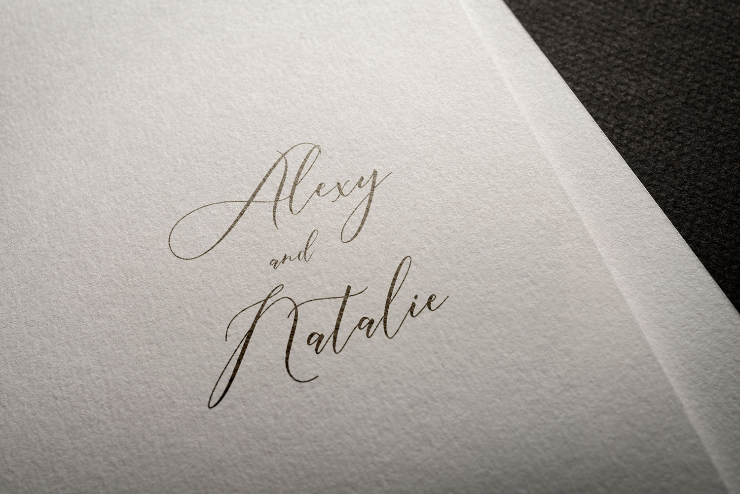 Wedding logos for printed and online wedding invitations.