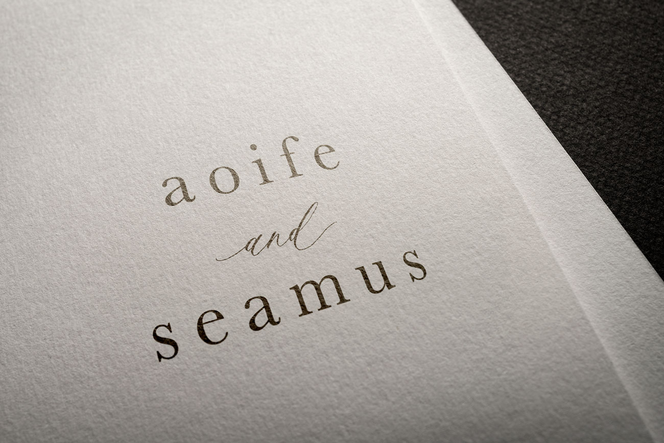 Wedding logos for printed and online wedding invitations.