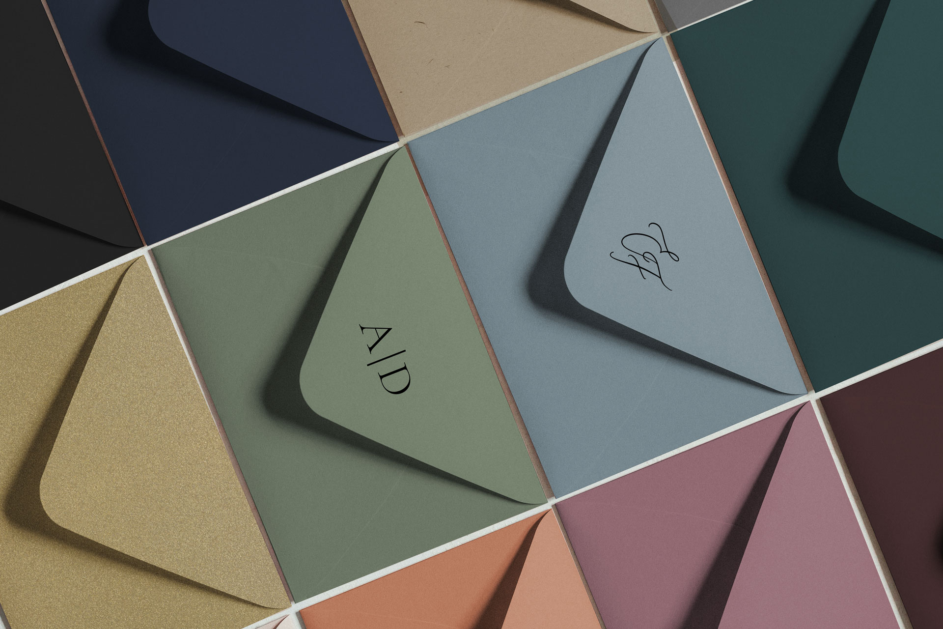 Premium Quality Coloured Wedding Address printing Personalised Envelopes