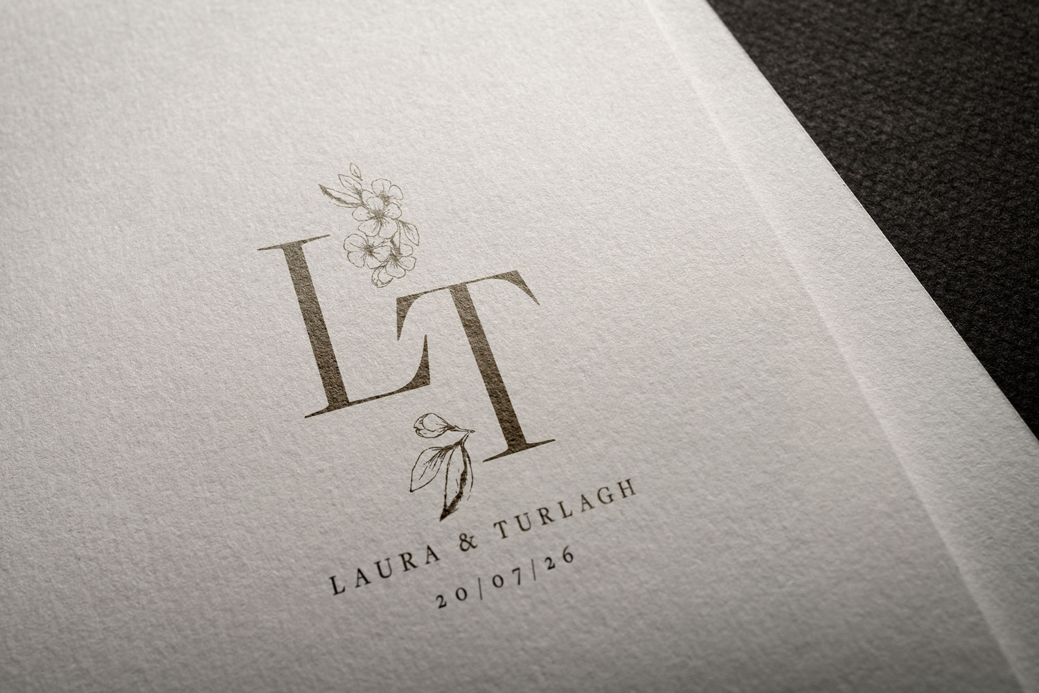 Wedding logos for printed and online wedding invitations.